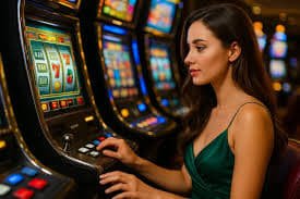 Multilingual dealer at live roulette table with player interface